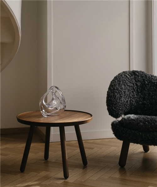 Finn Juhl pelican side table walnut 