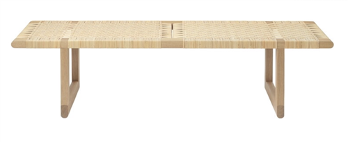 carl hansen rattan bench 