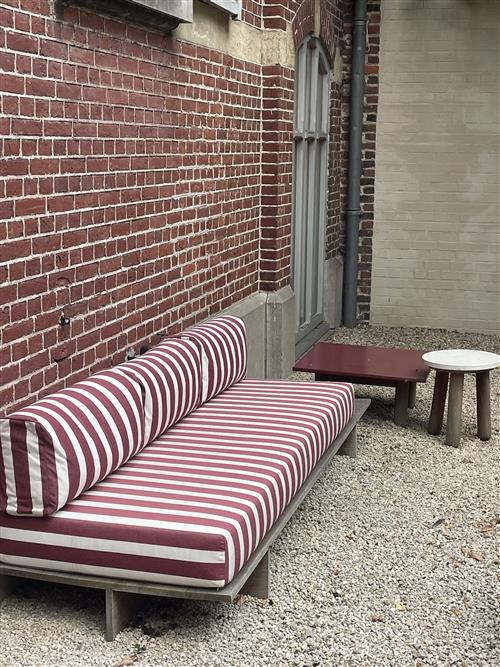 bank en kussen outdoor 